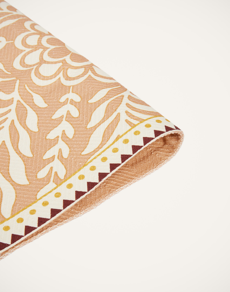 La DoubleJ Herringbone Placemats Set Of 2 La DoubleJ Herringbone Placemats Set Of 2 Tudor Pink PMT0015COT040TDR02PI05