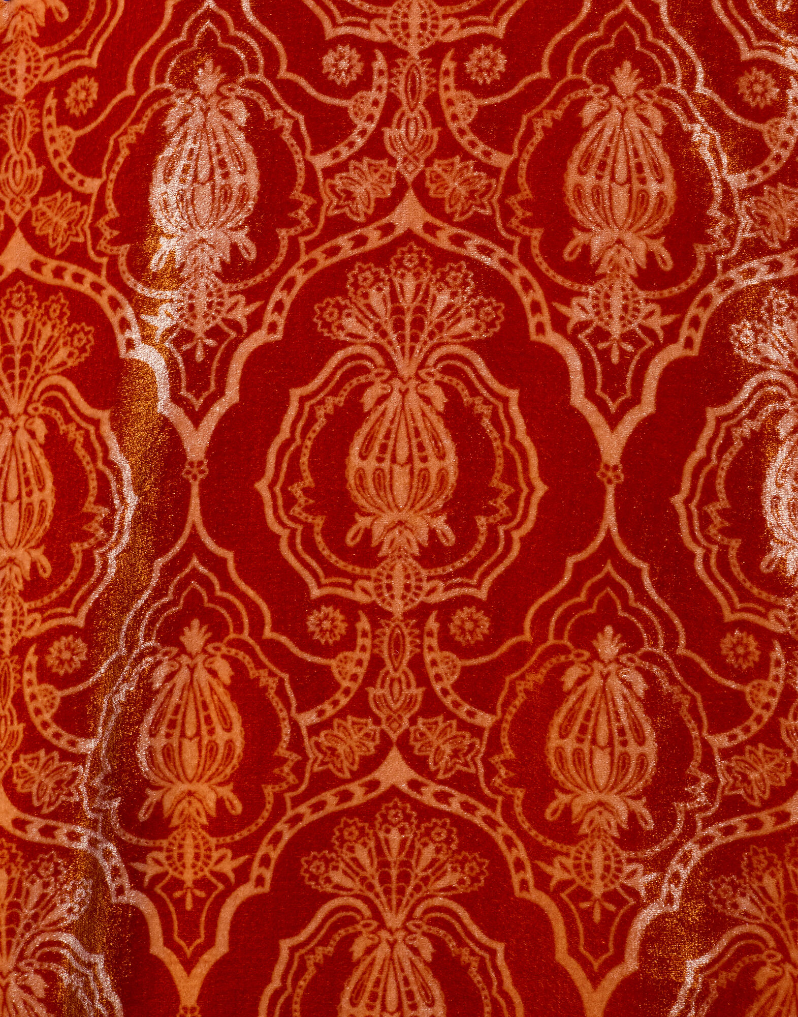 La DoubleJ Long Sleeve Swing Dress Banquet Orange DRE0184DEV003BQT03OR02