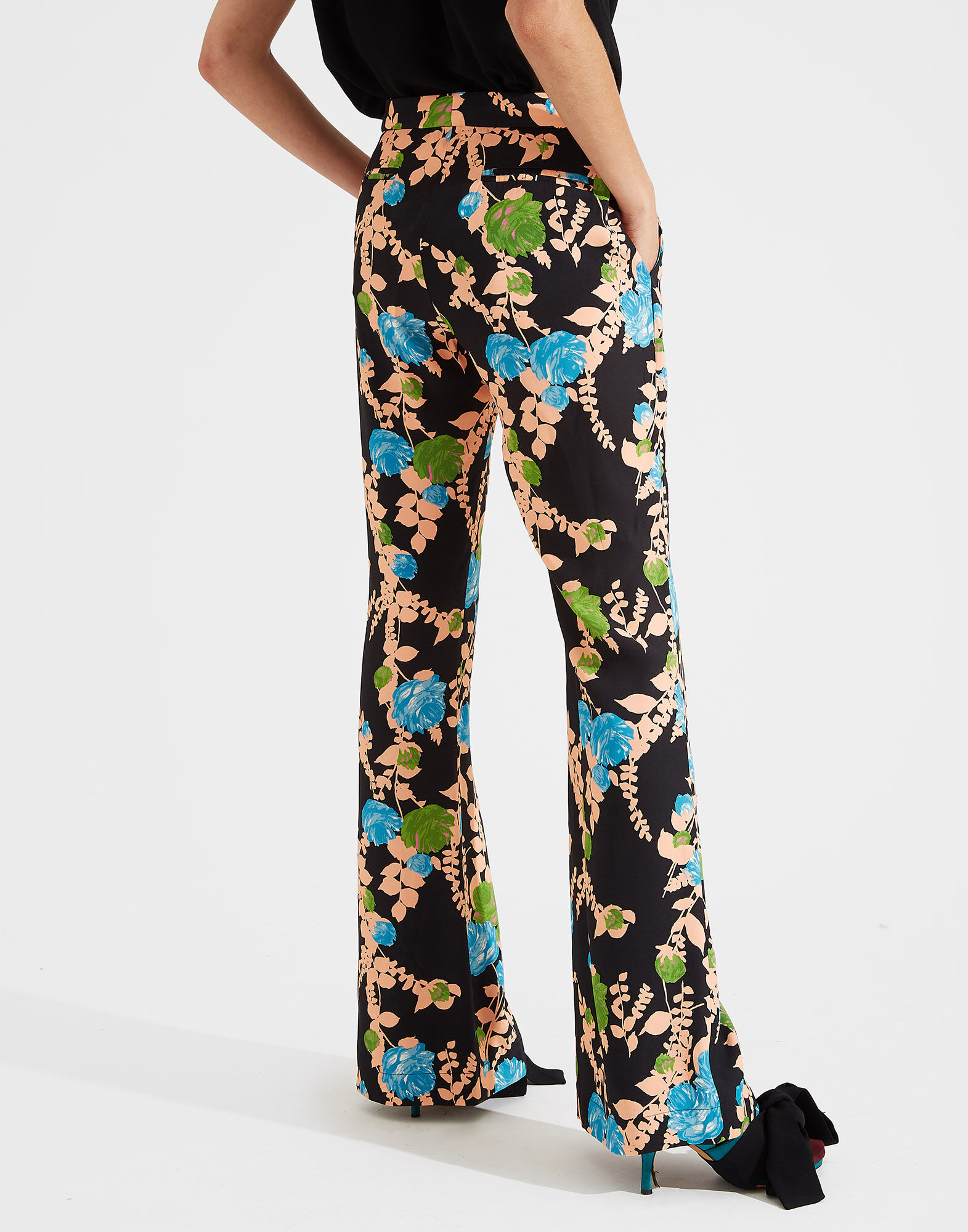 LaDoubleJ Saturday Night Pants Winter Rose Nero TRO0030SAB001WTR0003