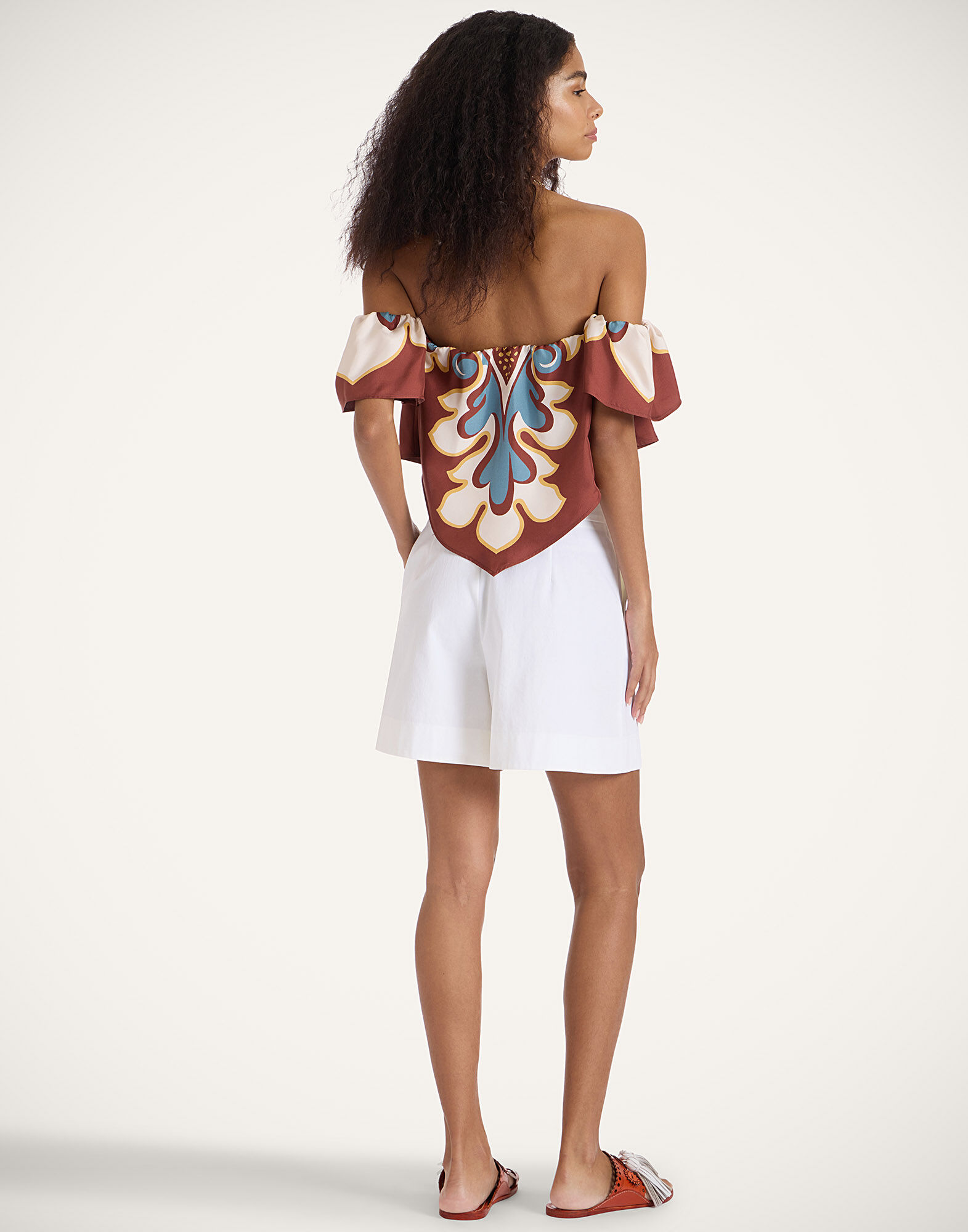 La DoubleJ Good Butt Shorts Solid White TRO0010COT070SOLIDWH01