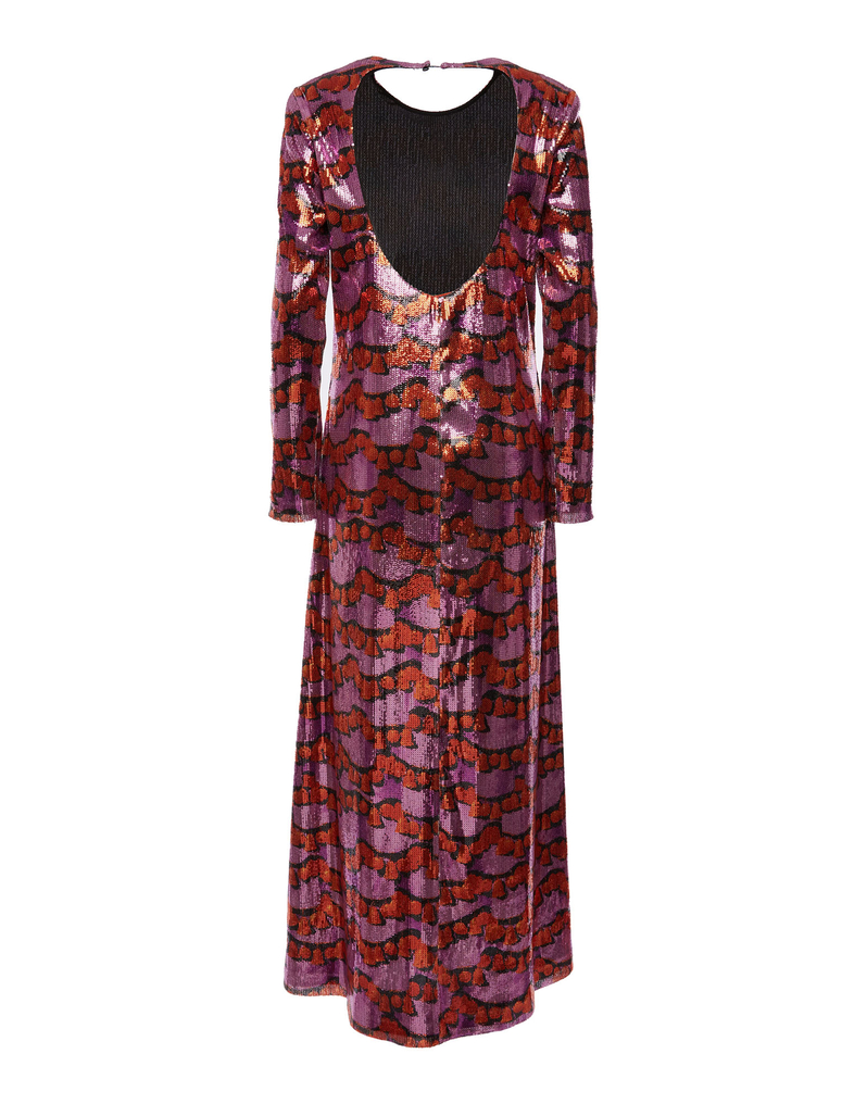 La DoubleJ Swank Swing Dress La DoubleJ Swank Swing Dress Liberace Ciclamino DRE0206PAI001LBR0002