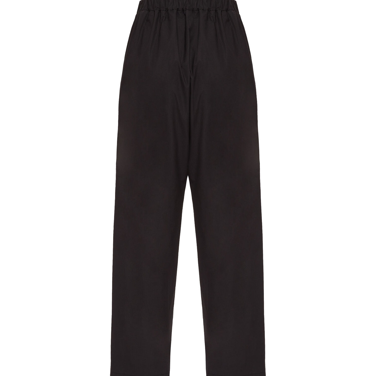 Shop La Doublej Drawstring Pants In Solid Black