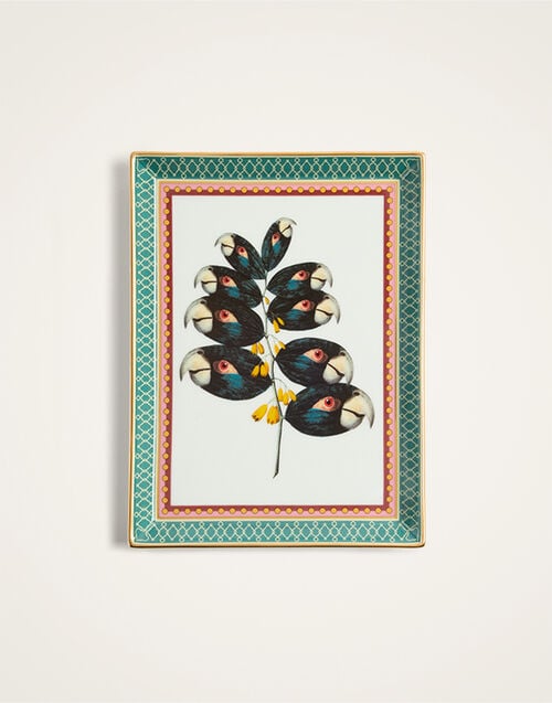 La DoubleJ Trinket Tray La DoubleJ Trinket Tray Parrotstem Forest Green TRI0008CER001PAS02GR15