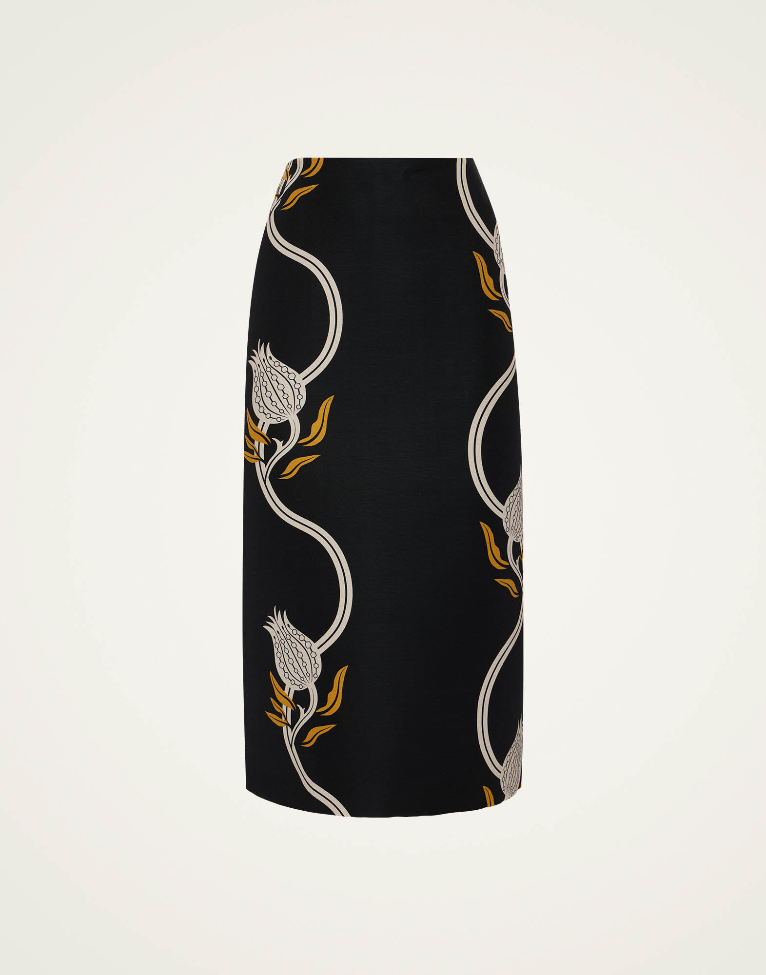 La DoubleJ Pencil Skirt Melograno Black & White SKI0011CAD001MEL01BL03