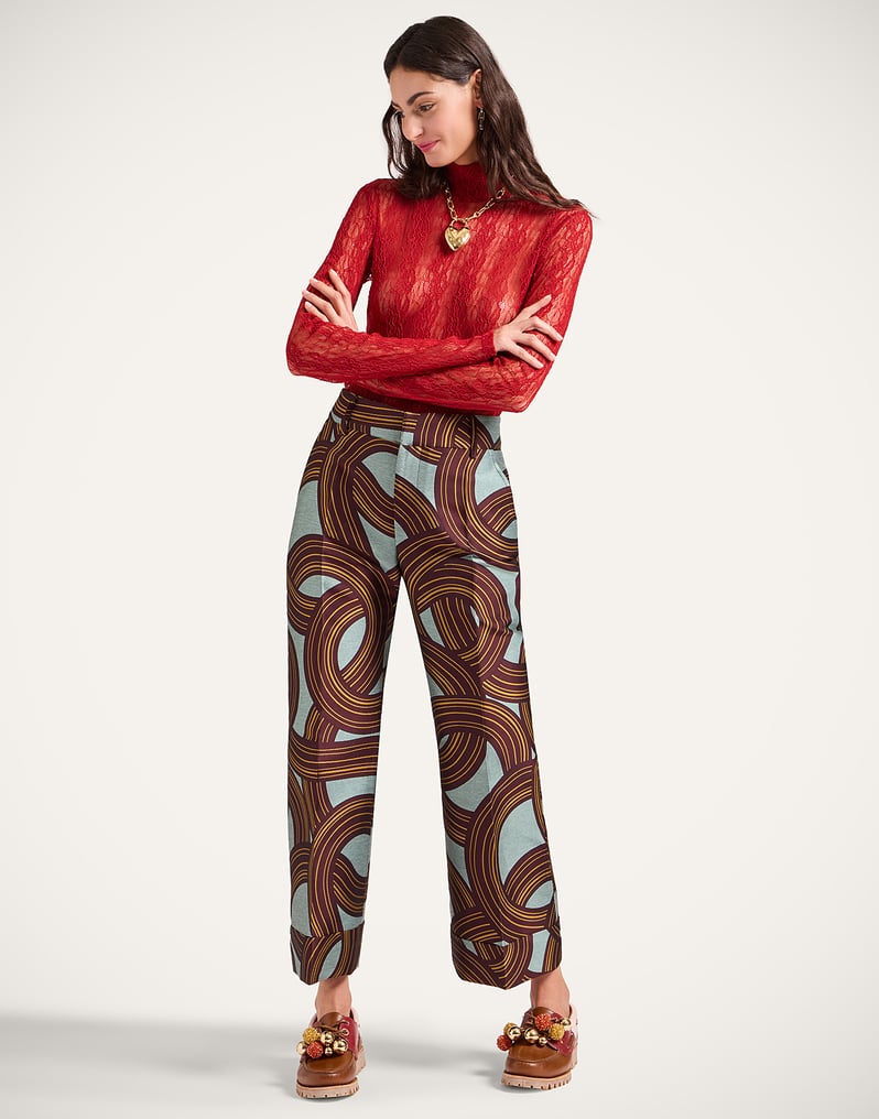 La DoubleJ Lacey Turtleneck La DoubleJ Lacey Turtleneck Solid Brick Red TOP0180LAC007SOLIDRE06