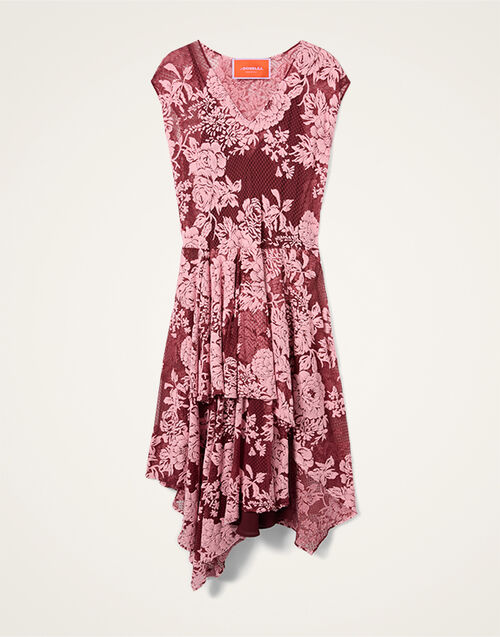 La DoubleJ Do It All Lacey Dress Solid Pink DRE1003LAC005BIC01PI01