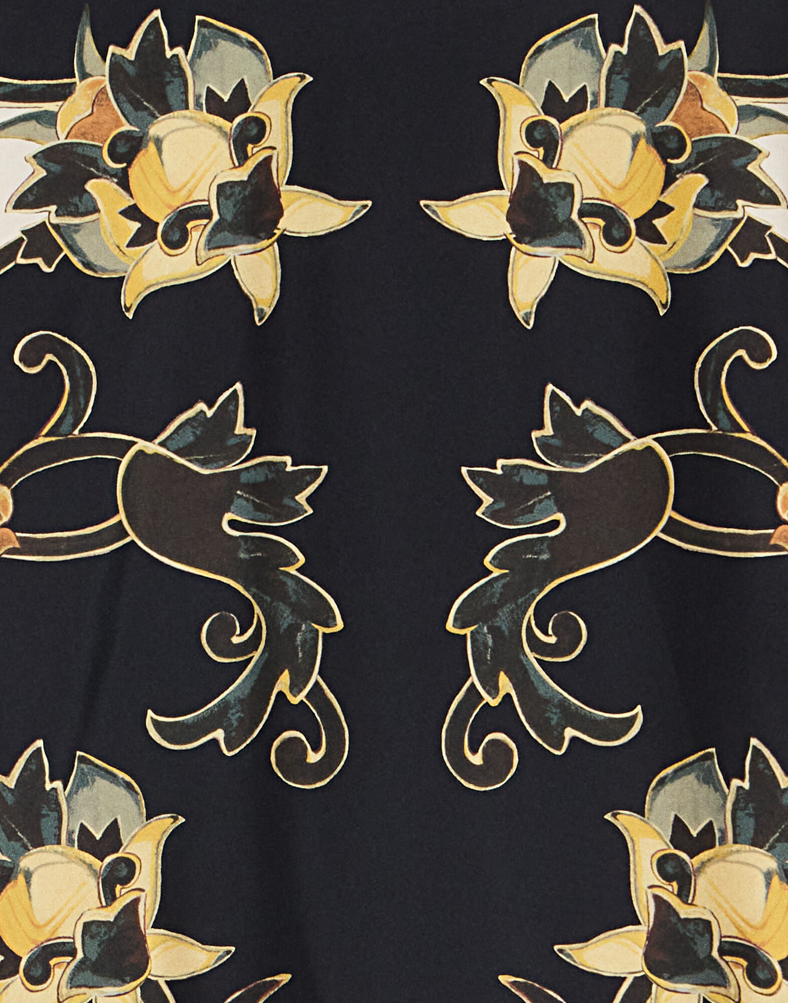 La DoubleJ Swing Dress Buttercup Plac&eacute;e Black DRE0128SIL001BTC03BL01
