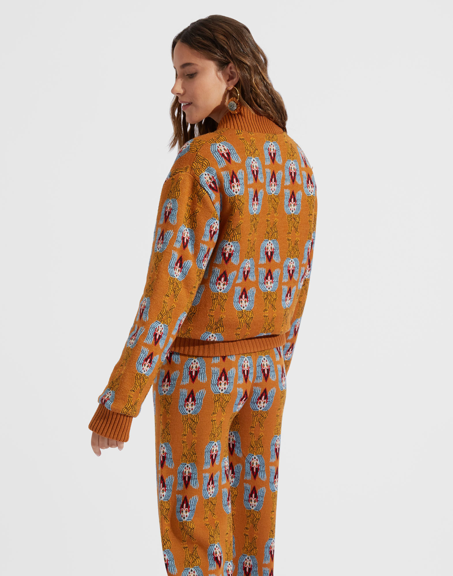 La DoubleJ Reversible Bomber Amphora Jacquard JAC0043KNI050VAR0091