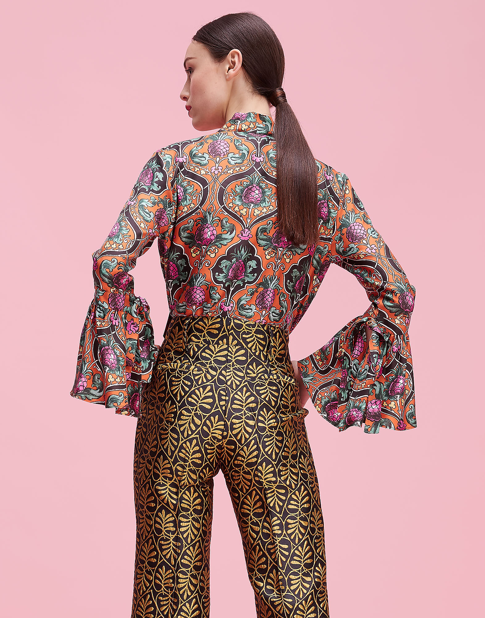 LaDoubleJ Happy Wrist Top Ananas Arancio SHI0011SIL001ANA0002