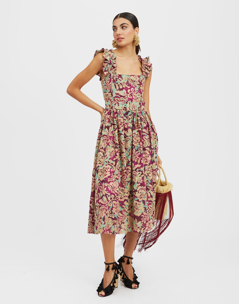 La DoubleJ Zeta Dress La DoubleJ Zeta Dress Lilium Purple DRE0660EMB029LIL01PU01