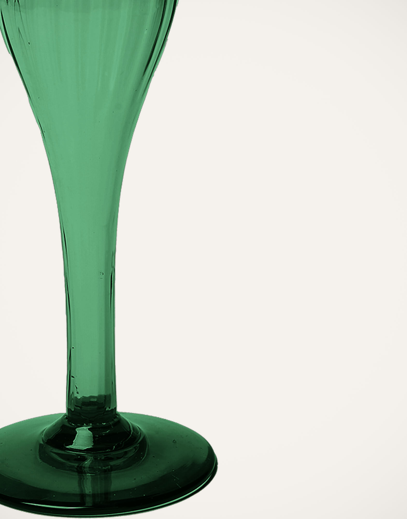 La DoubleJ Scallion Vase Verde SCL0001MUR001GRE0001