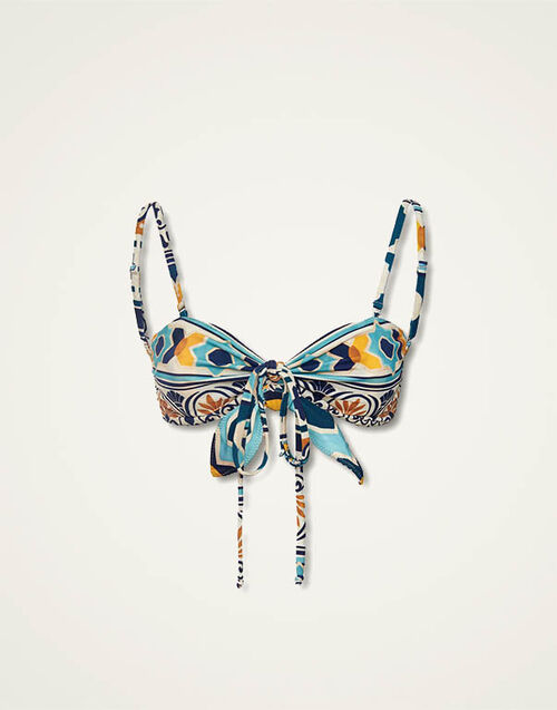 La DoubleJ 3-Way Bandeau Top Casareale Small Plac&egrave;e Cream SWI0021LYC001REA02WH03