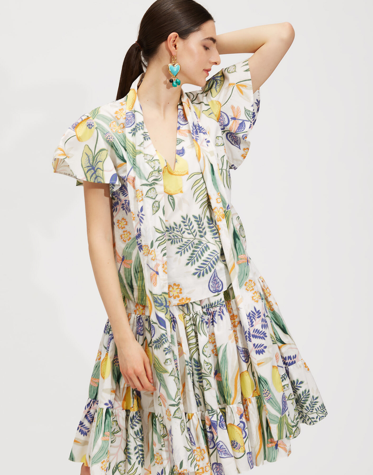 LaDoubleJ Lou Lou Shirt Botanical SHI0048COT001BOT0001