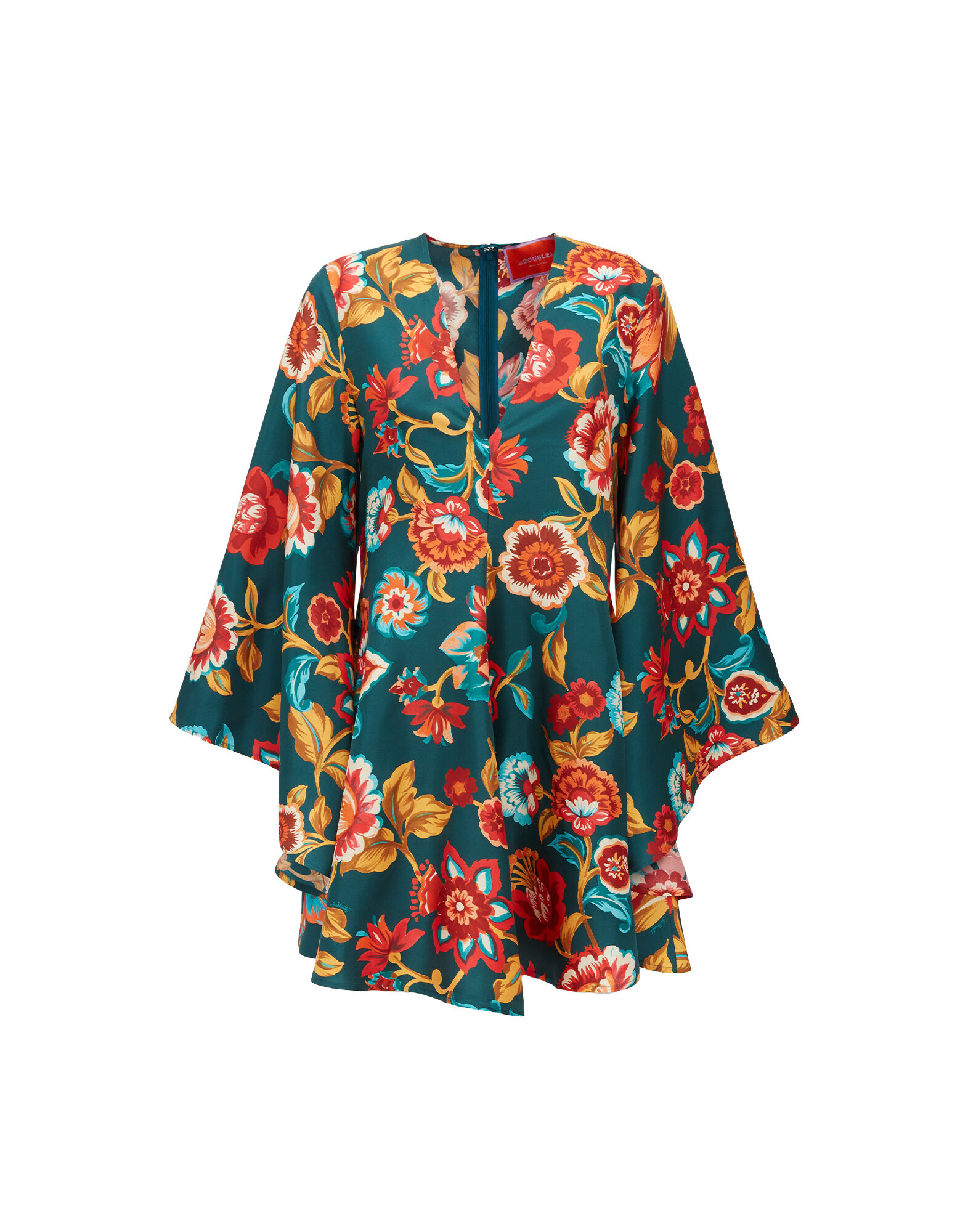 La DoubleJ Mini Magnifico Dress Hottie Emerald DRE0561SIL001HOT01GR04