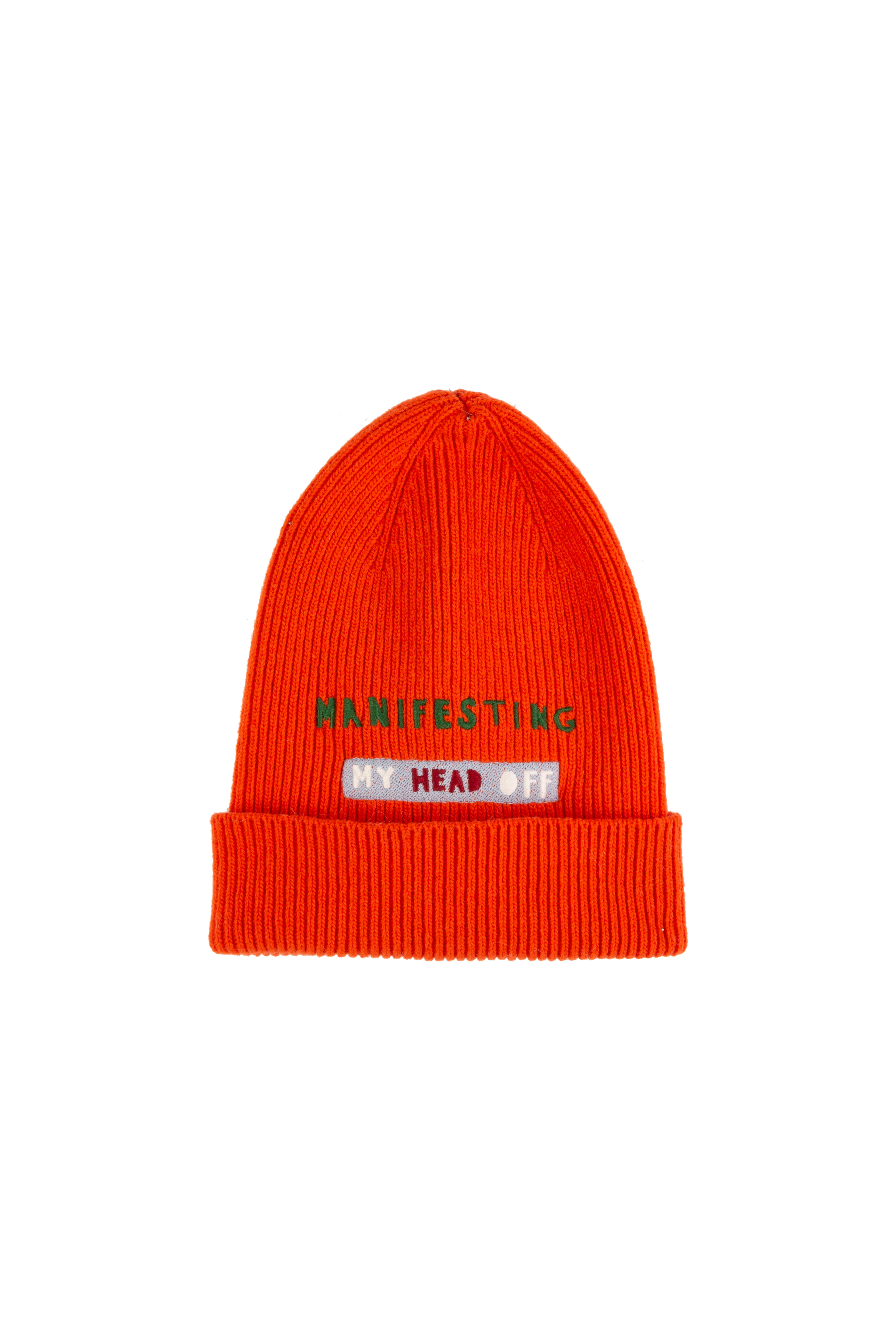 LaDoubleJ Beanie Solid Orange HAT0002KNI029ORA0001