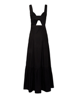 La DoubleJ Peek-A-Boo Party Dress Solid Black DRE0488COT043SOLIDBL01