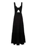 La DoubleJ Peek-A-Boo Party Dress Solid Black DRE0488COT043SOLIDBL01