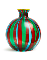 La DoubleJ Ciccio Vase &#40;Smooth&#41; Arancio/Verde/Acquamare VAS0009MUR001MUL0037