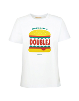 LaDoubleJ Slogan T-shirt Make Mine A DoubleJ SHI0054JER010SLO0009