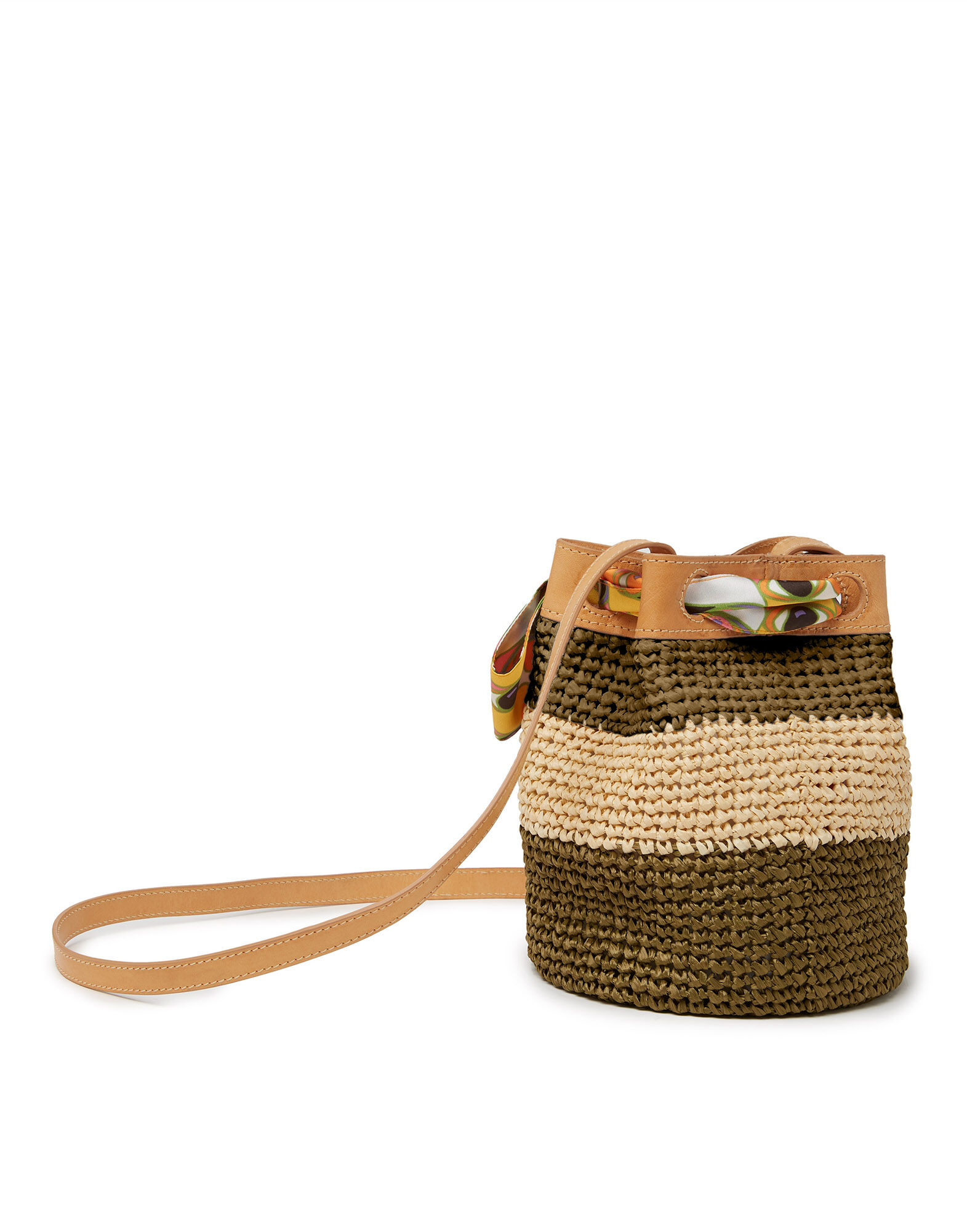 La DoubleJ Secchiello Multicolor Beige BAG0041RAF003MUL0058