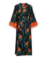 La DoubleJ Boudoir Dress &#40;With Feathers&#41;  DRE0301SIL001MEL0003