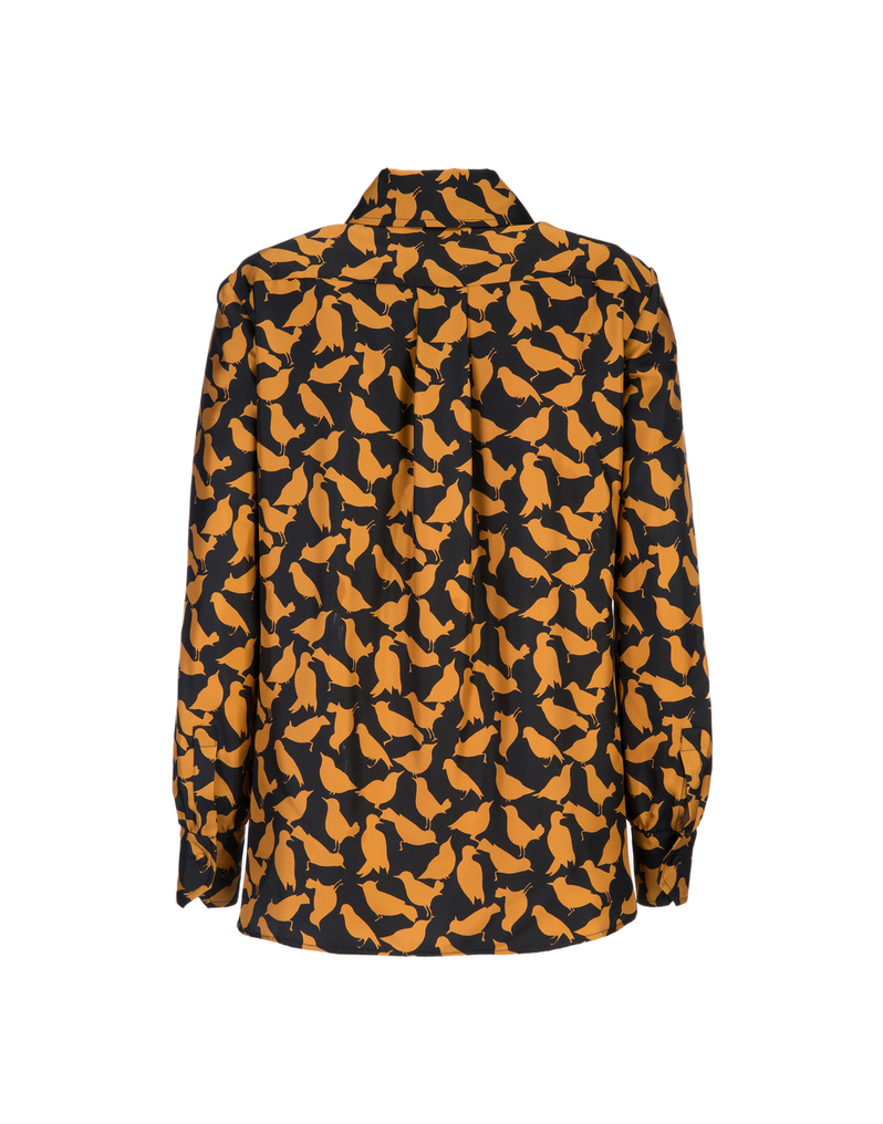 LaDoubleJ Boy Shirt LaDoubleJ Boy Shirt Uccellini SHI0001SIL001UCC0001