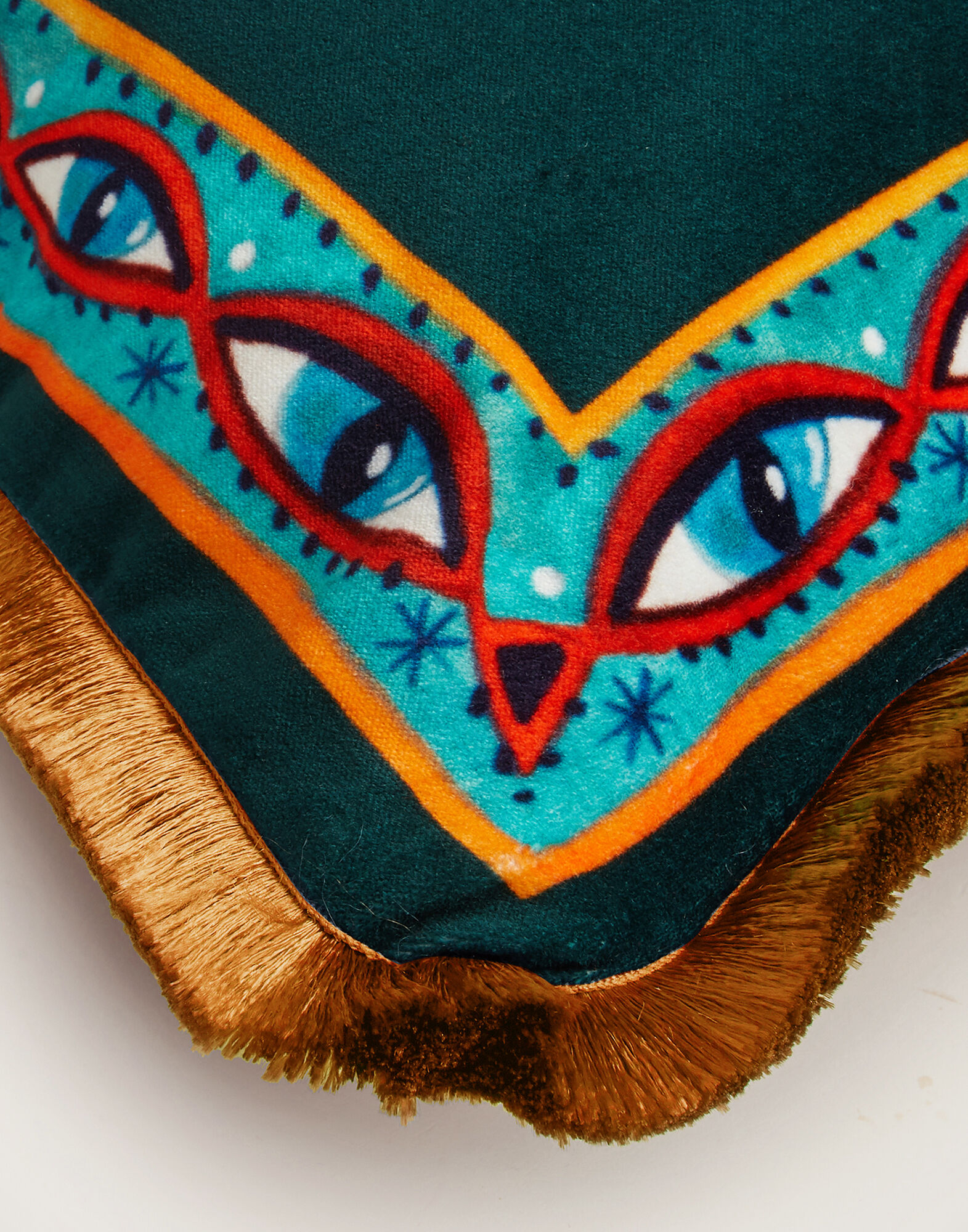 La DoubleJ Velvet Cushion (48X48) Bat CUS0012VEL001HLE0017