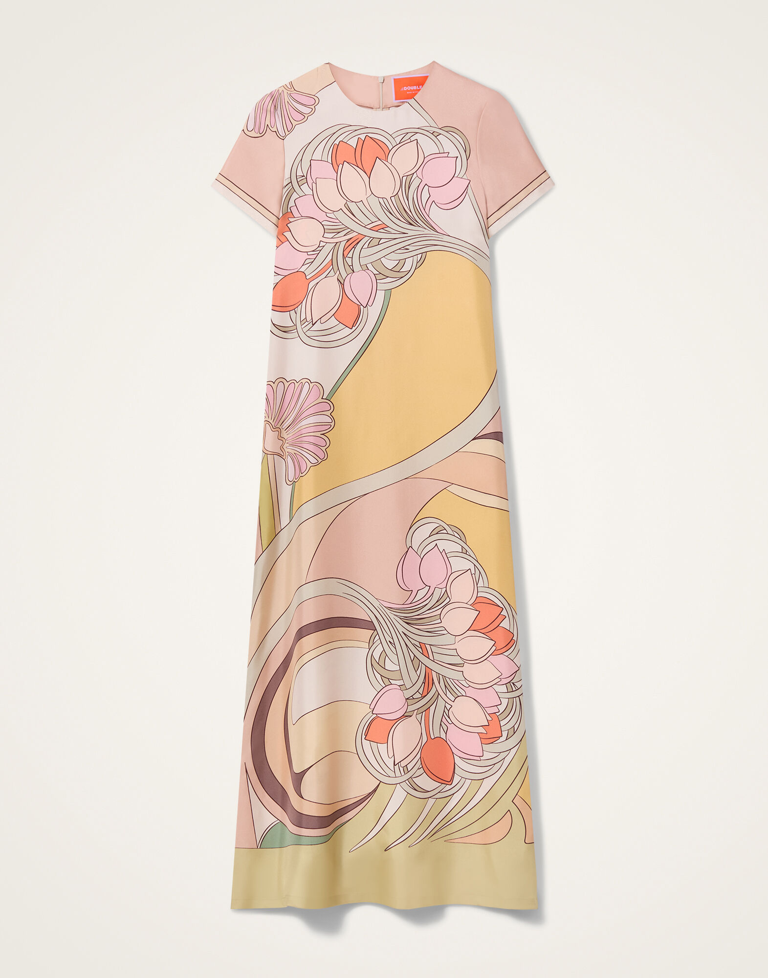 La DoubleJ Swing Dress Tulip Plac&eacute;e Pale Pink DRE0128SIL026TUL07PI02