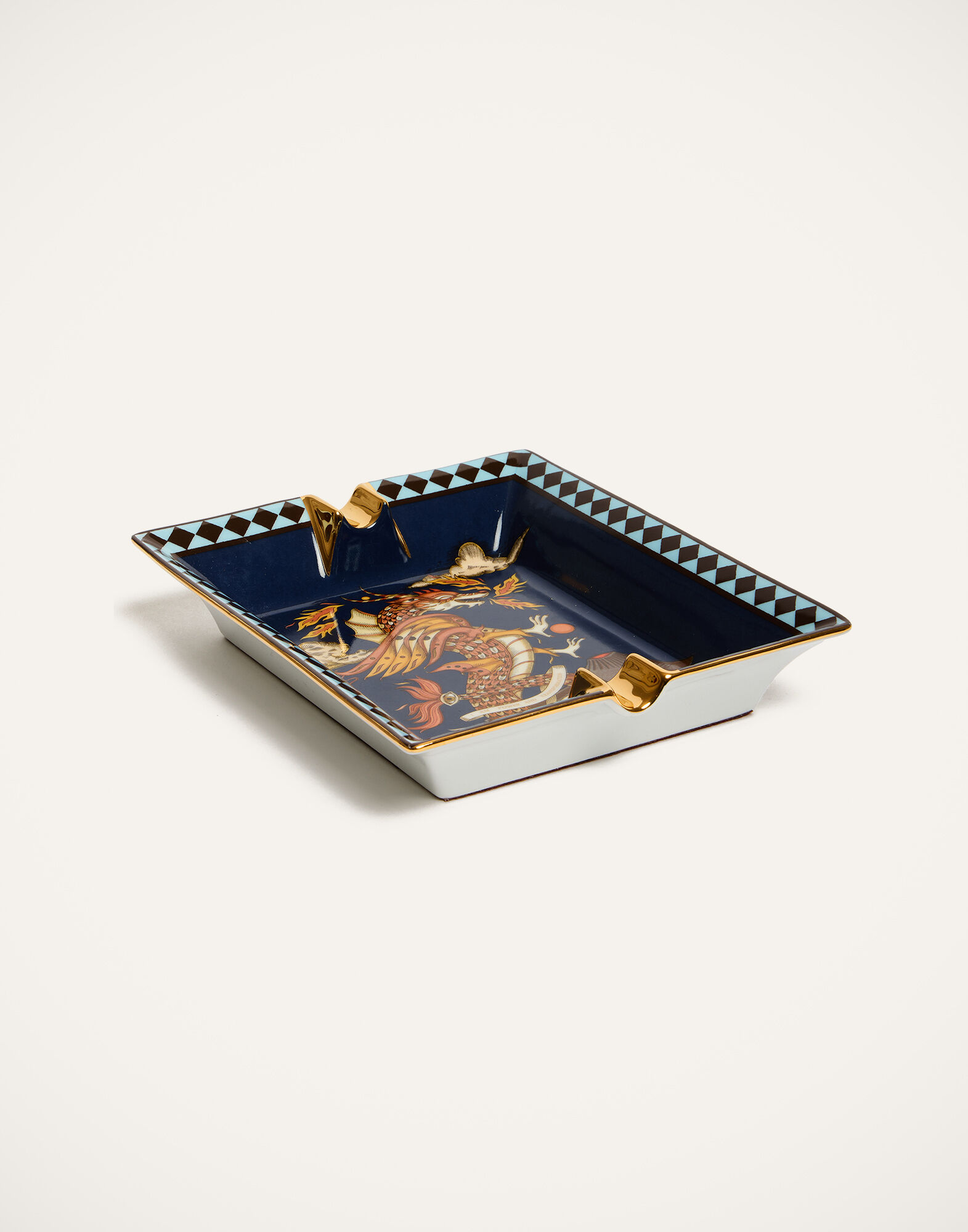 Ashtray in The Dragon Midnight Blue - Homeware | La DoubleJ
