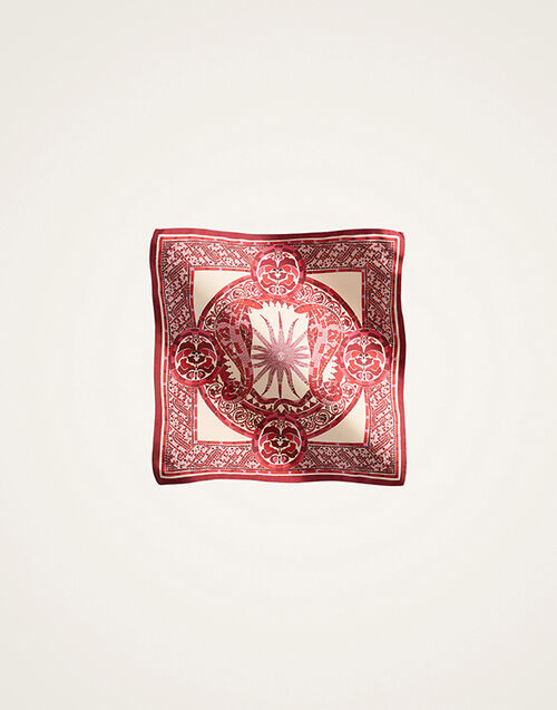 La DoubleJ Foulard 45 Cobra Placée Red SCA0065SIL006COB01RE01