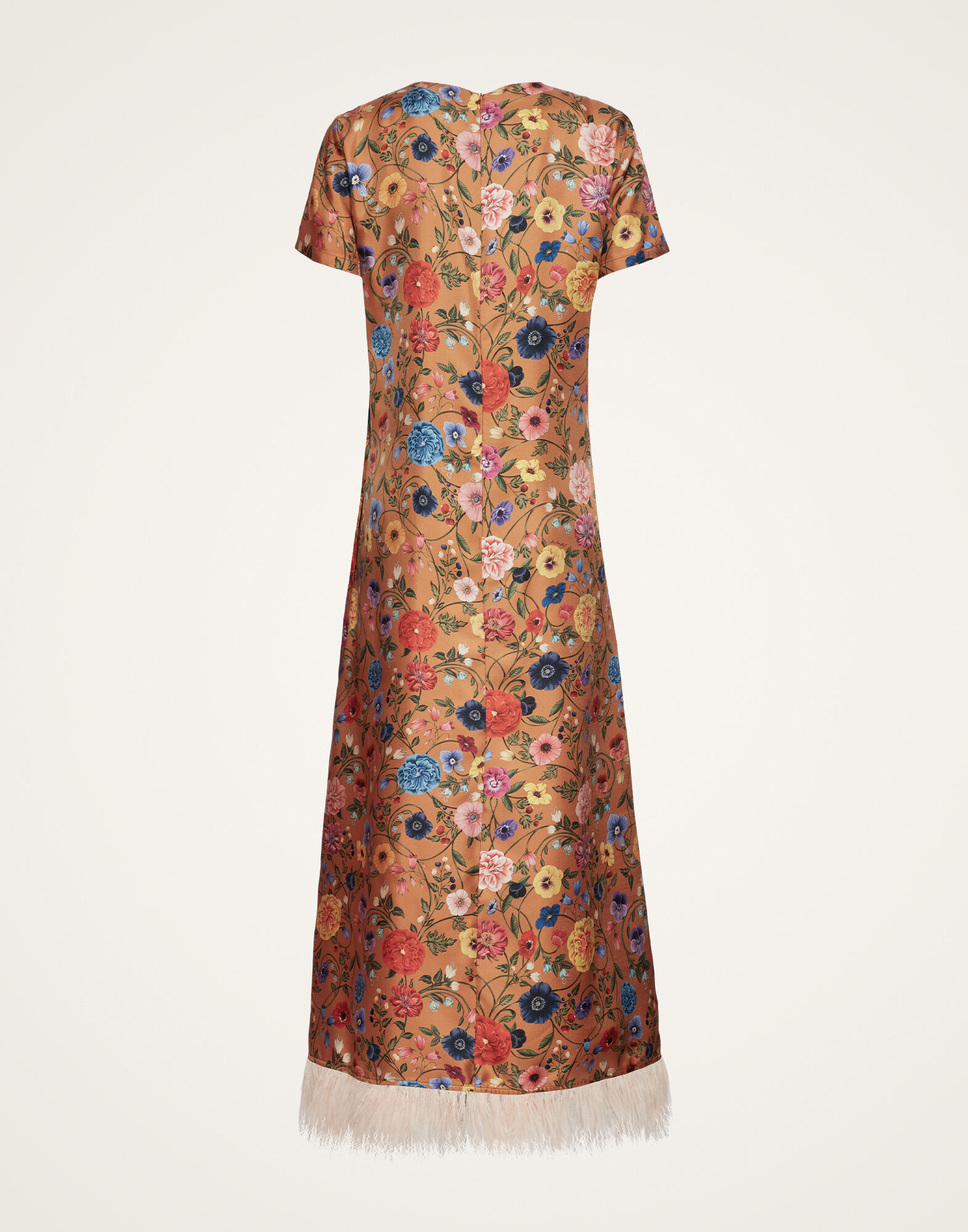 La DoubleJ Swing Dress Botticelli Rust DRE0316SIL001CEL01OR04