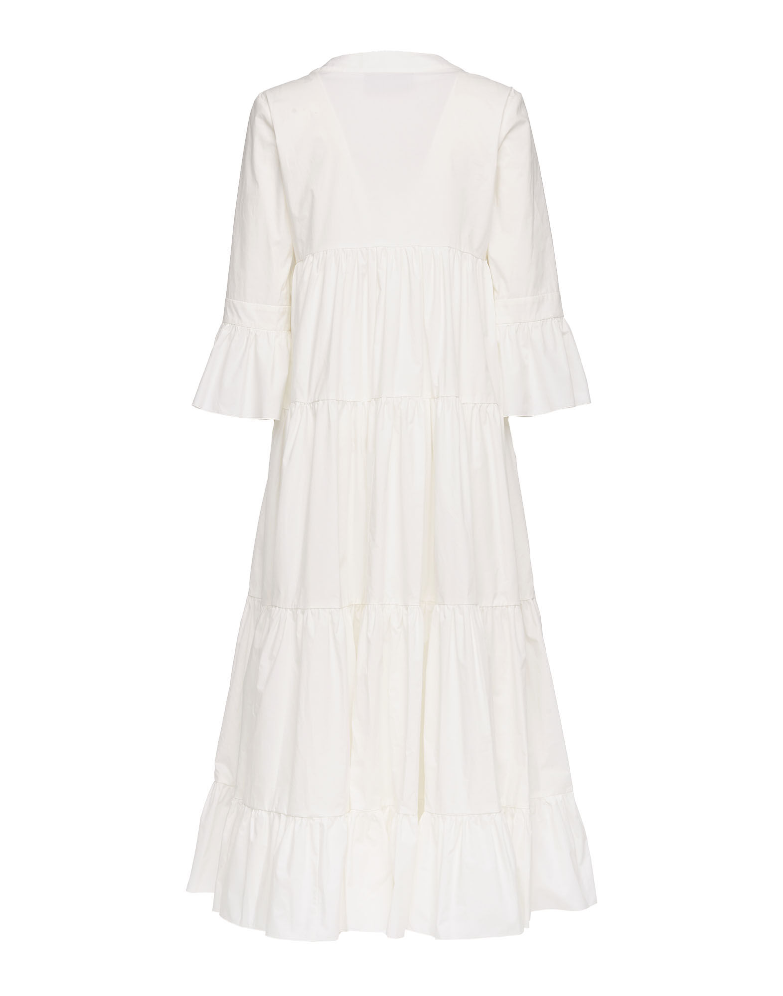 La DoubleJ Jennifer Jane Dress Solid White Smoke DRE0114COT001AVO0004