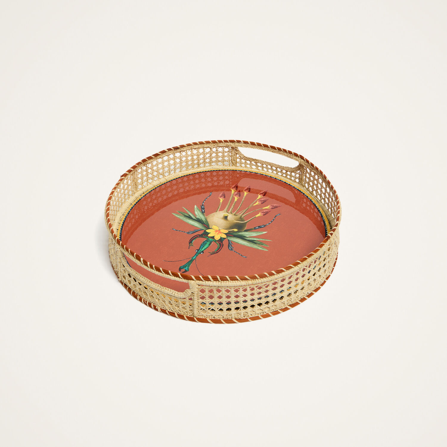 La Doublej Disk Placemat In Orange