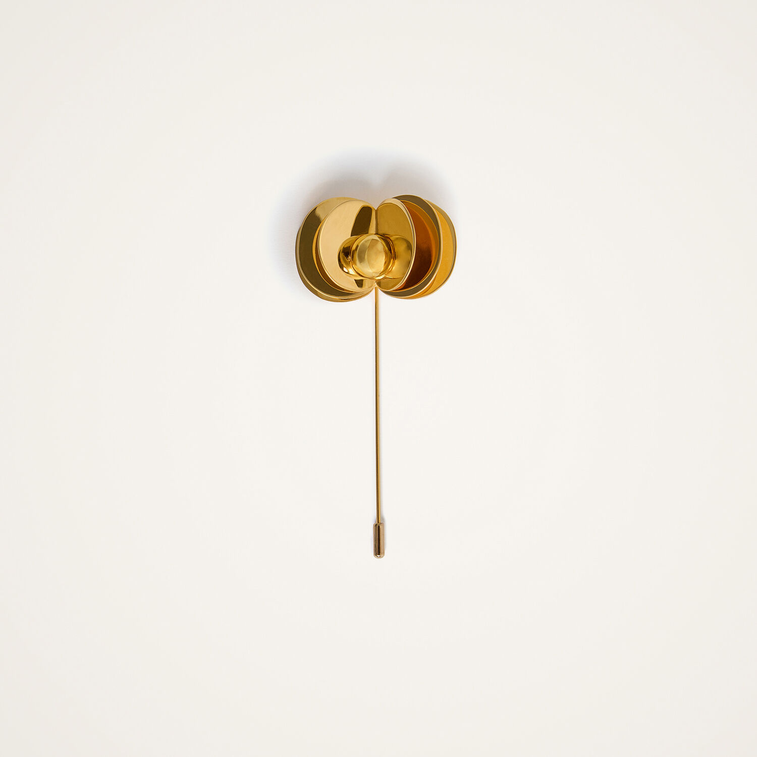 La Doublej Aura Pin In Solid Gold