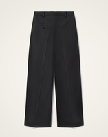 La DoubleJ Loose Pants La DoubleJ Loose Pants Solid Black TRO0135WOL035SOLIDBL01