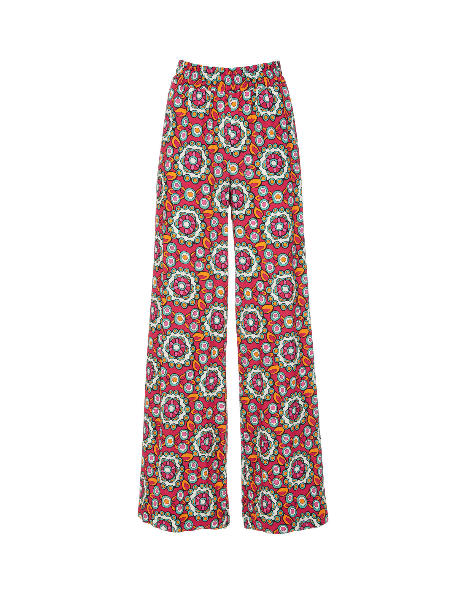 LaDoubleJ Palazzo Pants Kaleidoscope Fuxia TRO0003VIS001KAL0004