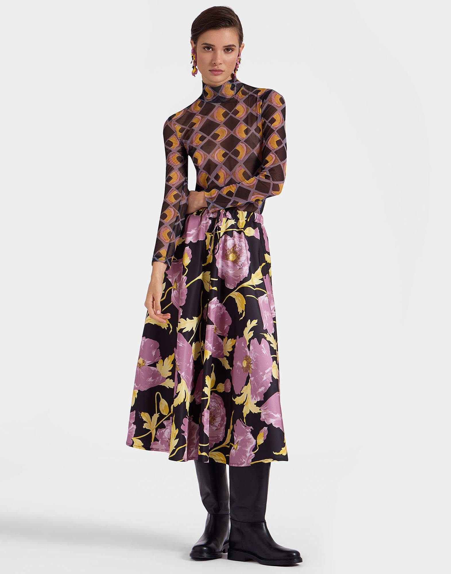 VIP【関税送料無料】希少 Alaia Long draped skirt Alaïa Draped Maxi Skirt | White | FARFETCH
