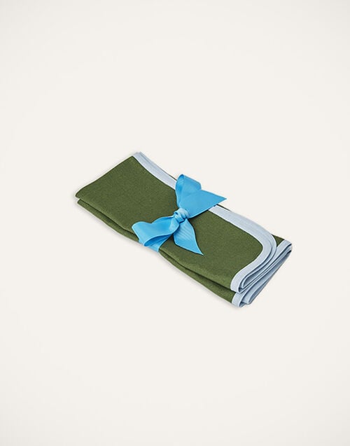 La DoubleJ Large Napkins Set Of 2 La DoubleJ Large Napkins Set Of 2 Rainbow Bosco NAP0010LIN006RAI0019