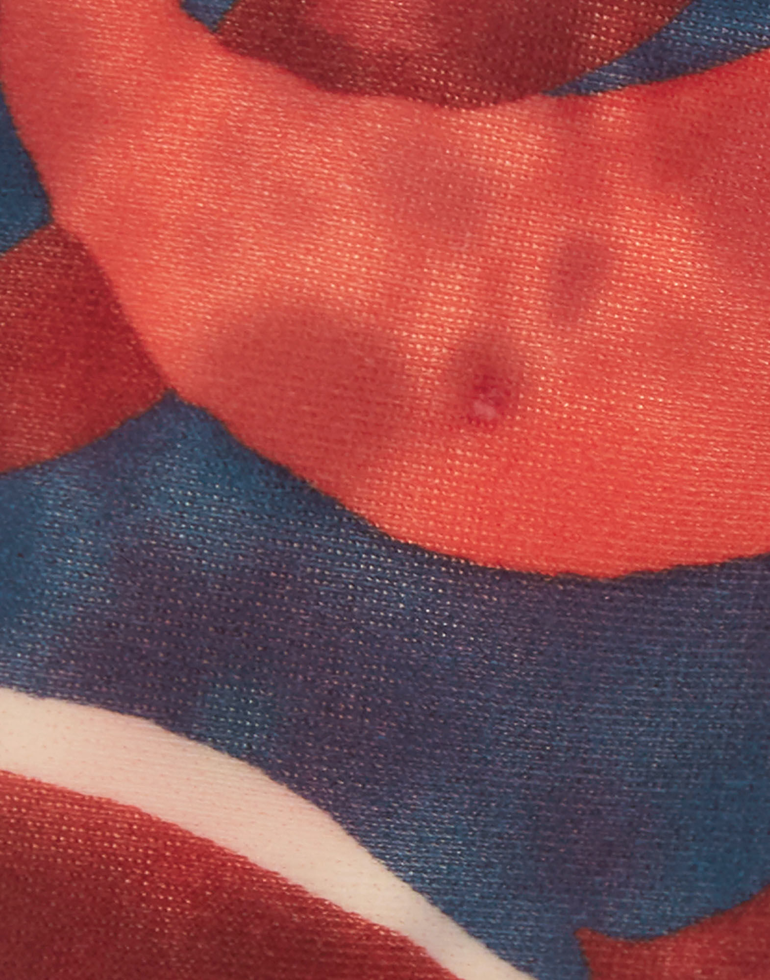 La DoubleJ Triangle Bikini Top Moonflower Navy SWI0003LYC001MOO01BU06