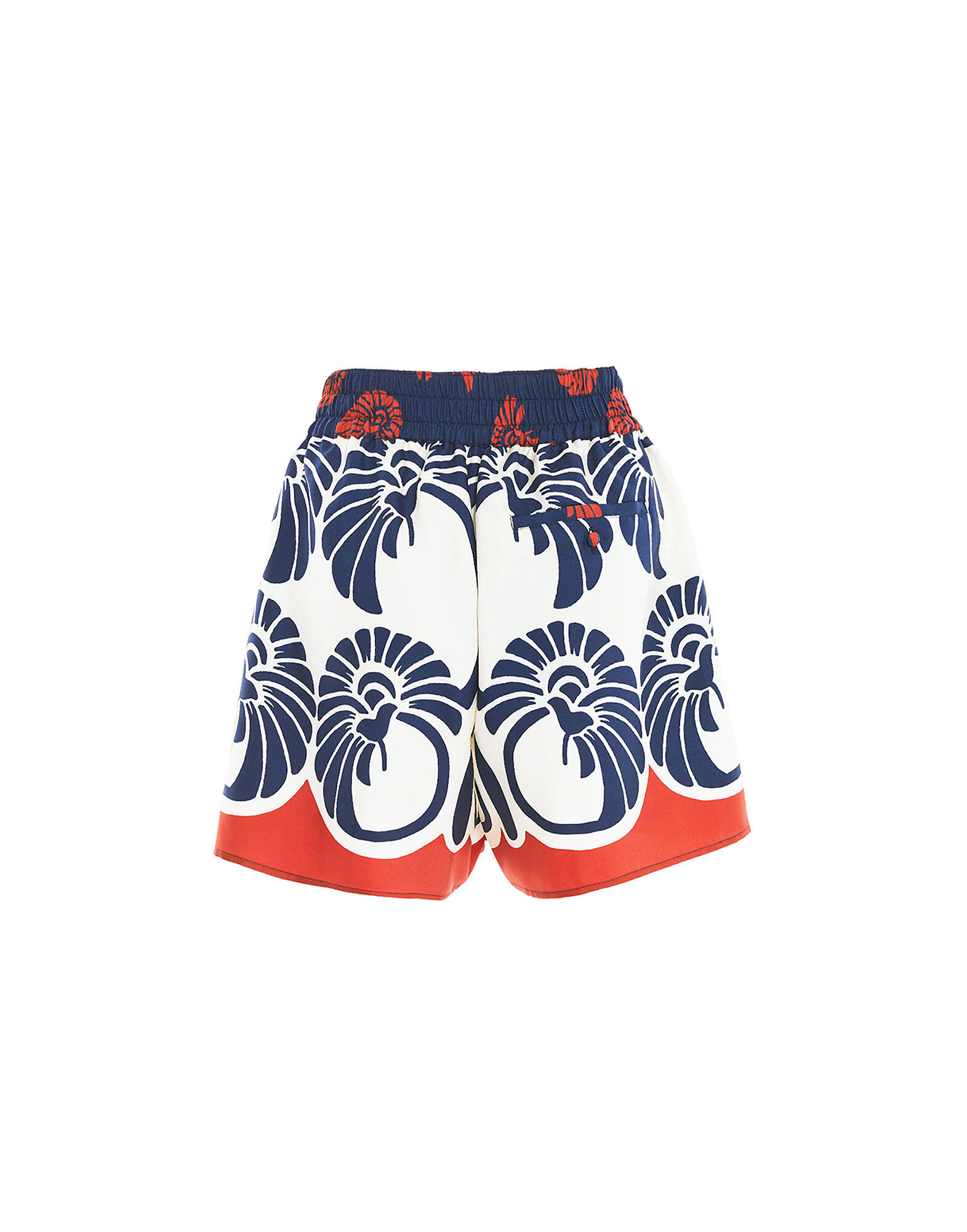 La DoubleJ Pull-Up Shorts Palmetto Plac&eacute;e TRO0059SIL001PIG01BU06
