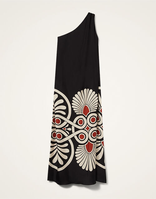 La DoubleJ Roy Dress Medallion Plac&eacute;e Black DRE0304SIL006MED01BL01