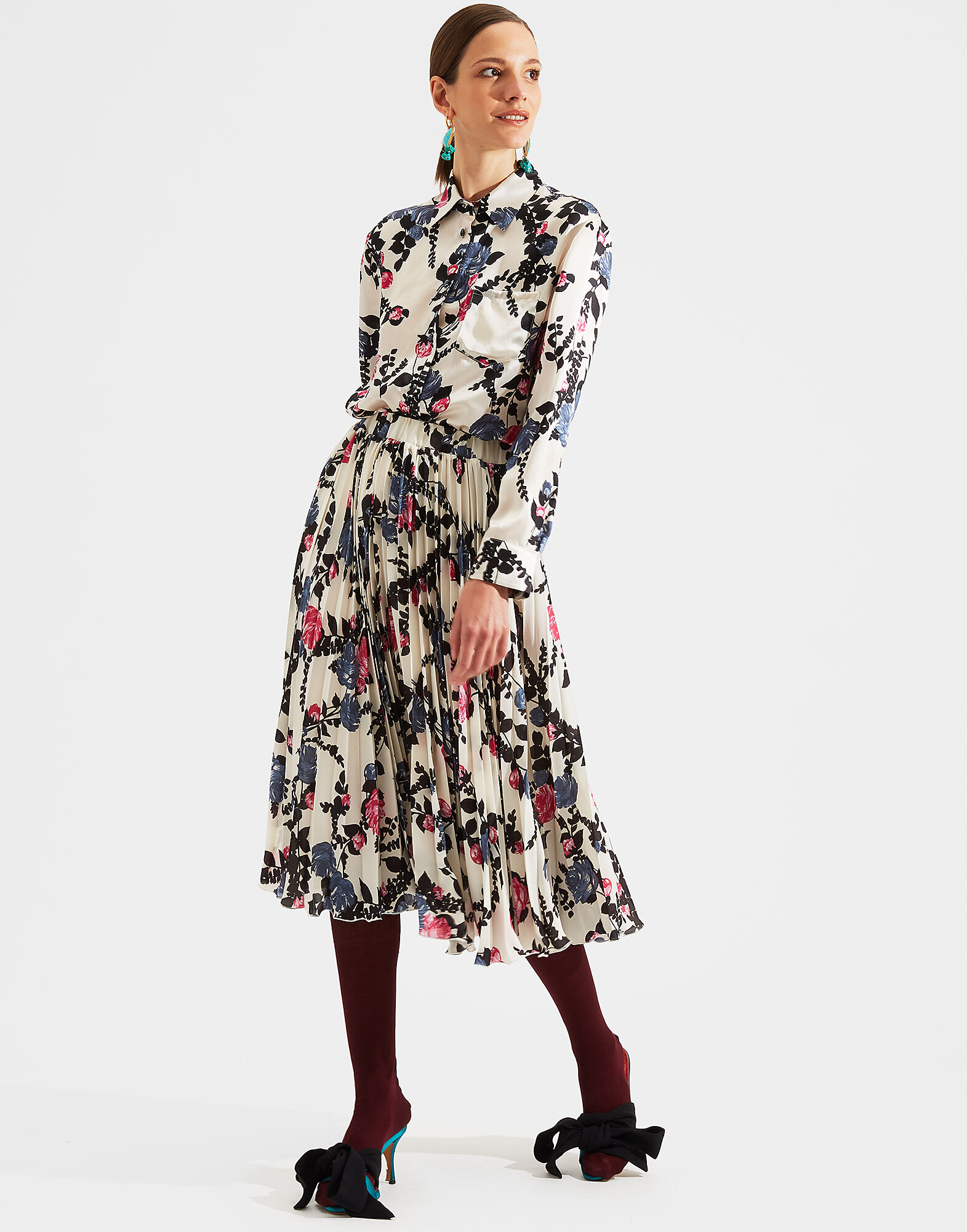 LaDoubleJ Soleil Skirt Winter Rose SKI0041DBG001WTR0001