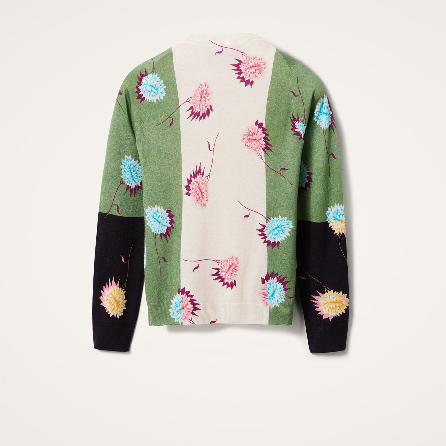 La Doublej Silky Crew Neck In Derby Placée Multicolor