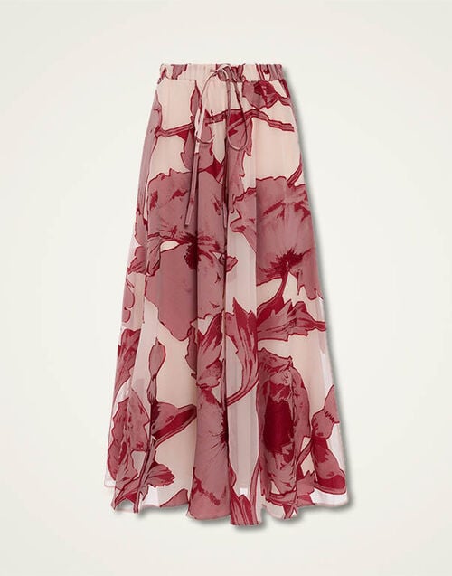 La DoubleJ Drawstring Skirt La DoubleJ Drawstring Skirt Sylph Fil Coupé Pink SKI0098FCP007SYL02PI01