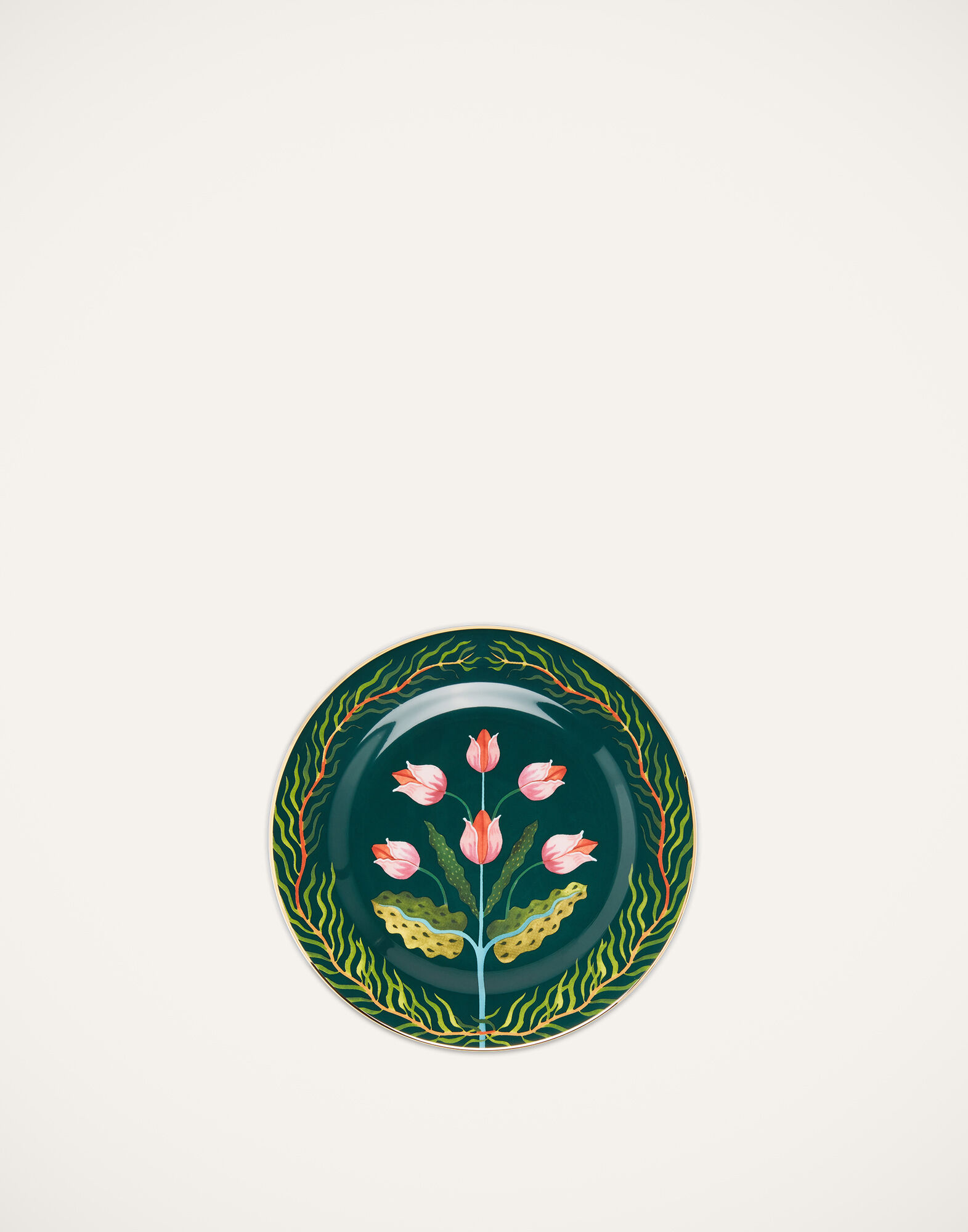 La DoubleJ Dessert Plates Set of 2 Tulips DIS0063CER001HLE0004