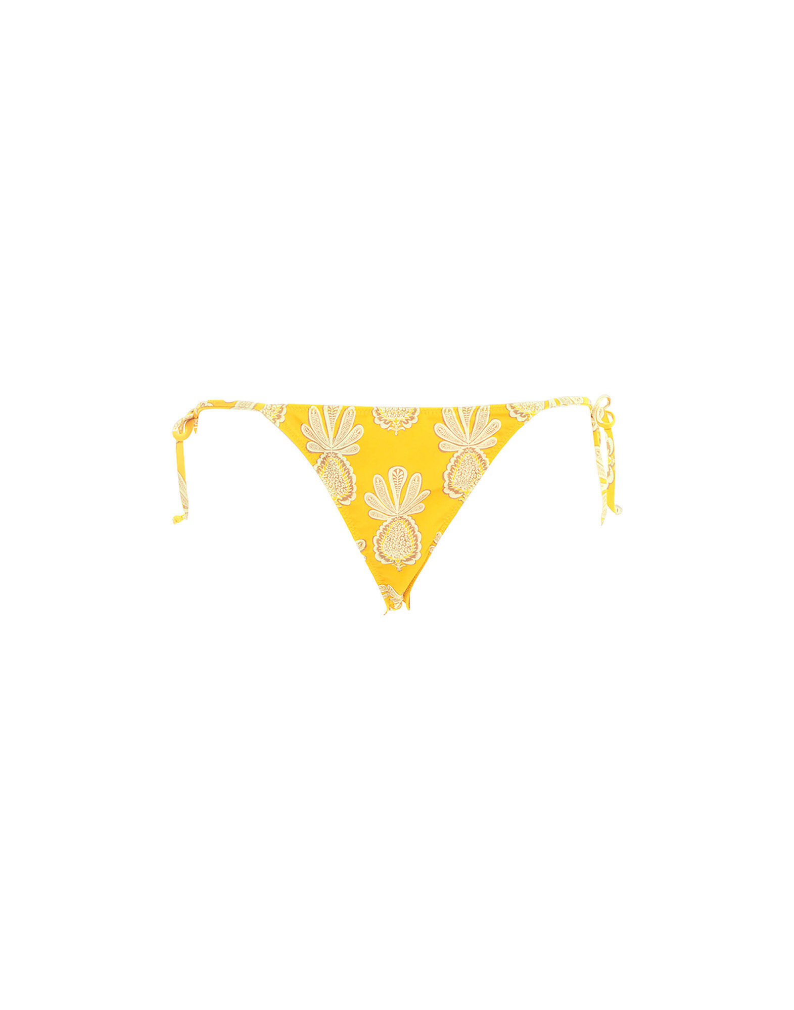 Triangle Bikini Bottom in Pineapple Sunflower for Women La DoubleJ