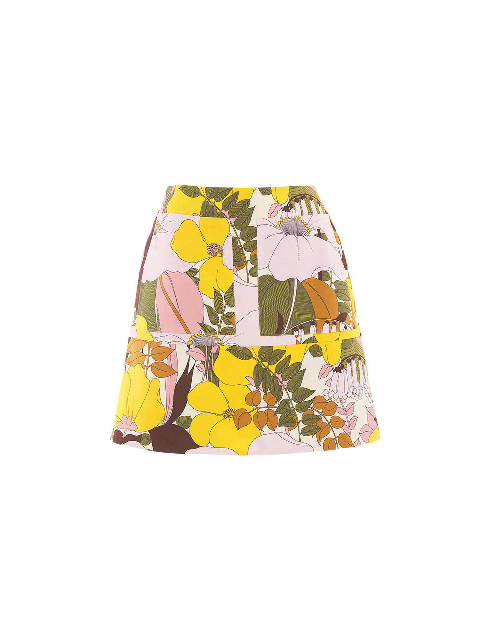 French floral store mini skirt