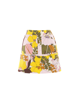 La DoubleJ Mini Skirt Big Flower Rose SKI0027COT006BFL03PI01
