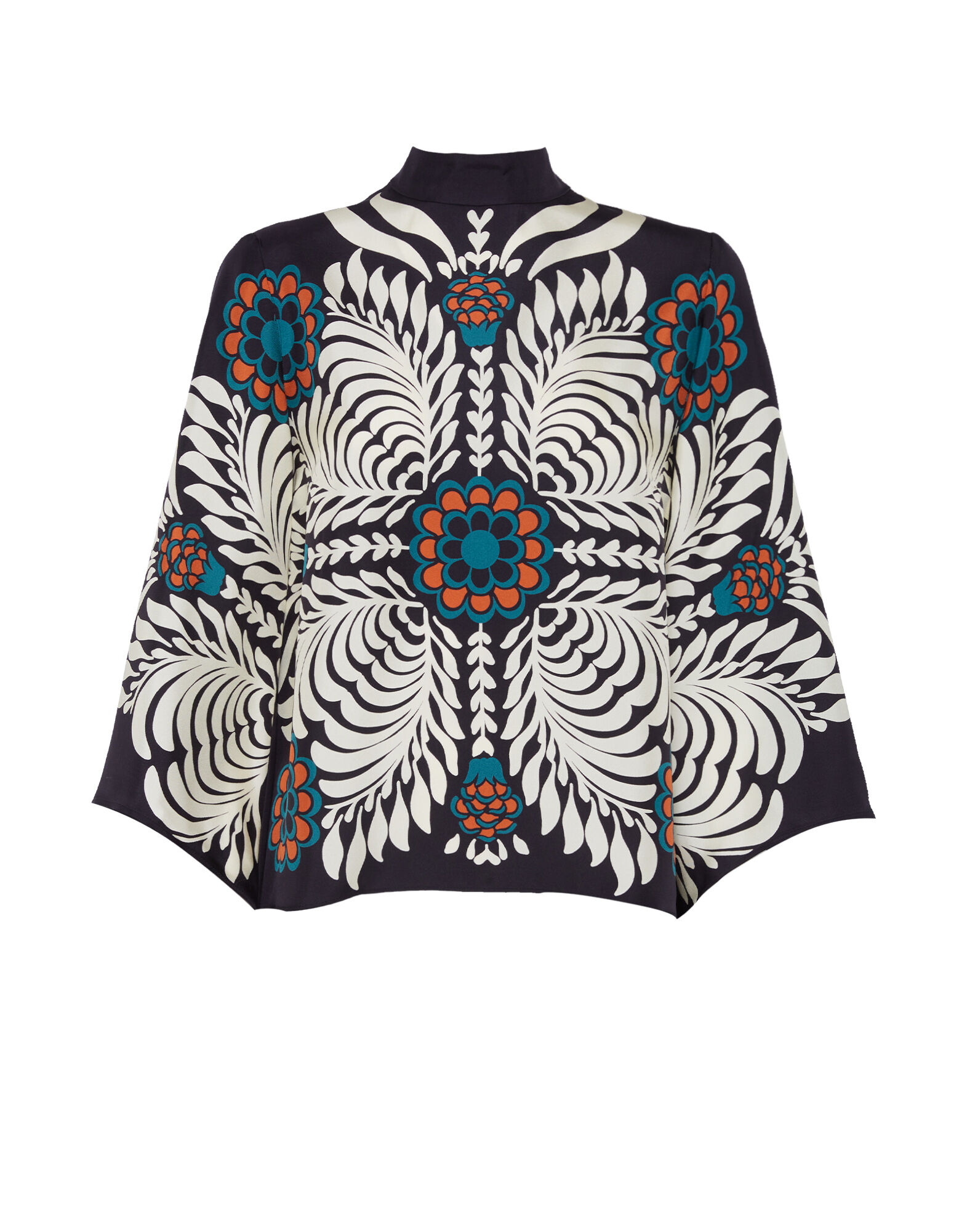 La DoubleJ Make An Exit Top Mix Tiles Plac&eacute;e Black TOP0117SIL006MIX01BL01