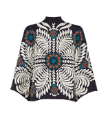 La DoubleJ Make An Exit Top La DoubleJ Make An Exit Top Mix Tiles Placée Black TOP0117SIL006MIX01BL01